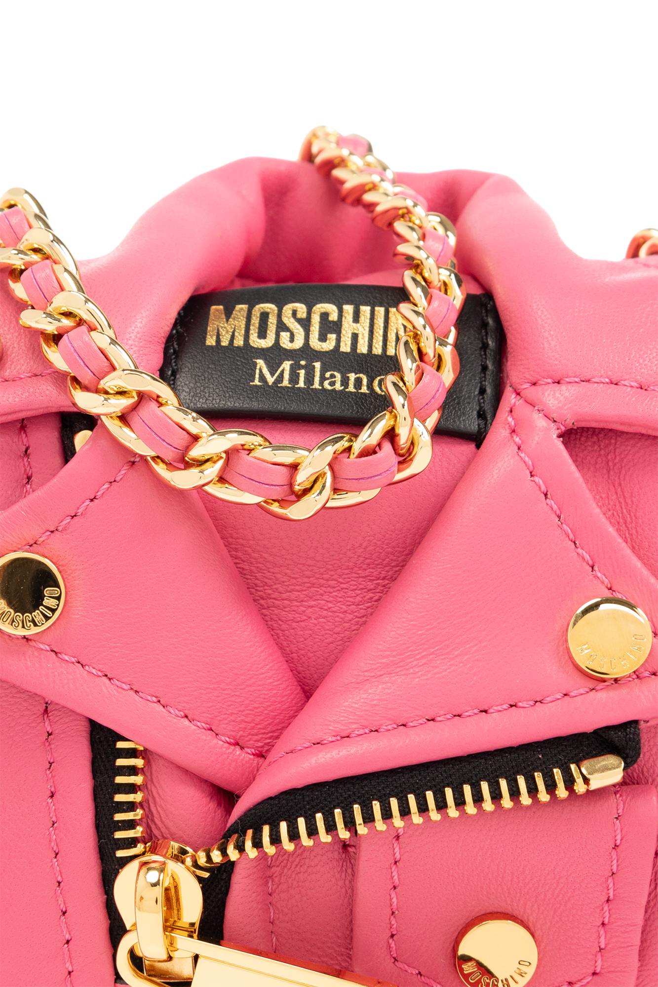 Pink clearance moschino purse